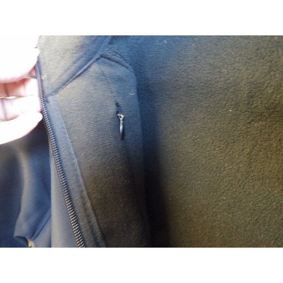 Ultraclub Custom Embroidered Black All Weather Jacket Sz L - Picture 10 of 12